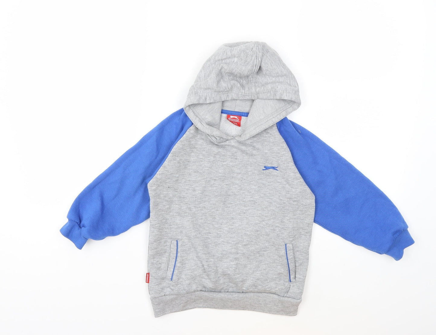 Slazenger Boys Grey   Pullover Hoodie Size 5-6 Years