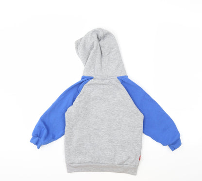 Slazenger Boys Grey   Pullover Hoodie Size 5-6 Years