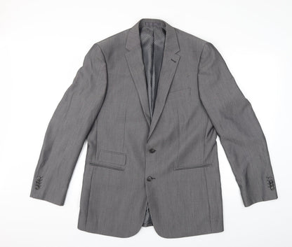 Aspen & Court Mens Grey   Jacket Suit Jacket Size 42
