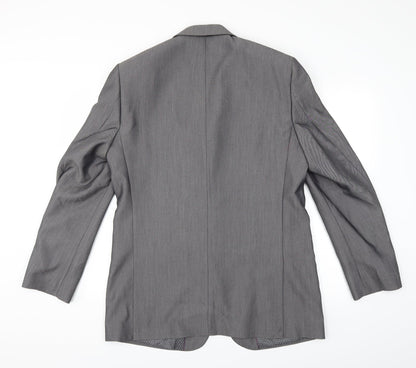Aspen & Court Mens Grey   Jacket Suit Jacket Size 42