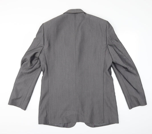 Aspen & Court Mens Grey   Jacket Suit Jacket Size 42