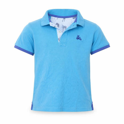 Simon Says Boys Blue   Basic Polo Size 5-6 Years