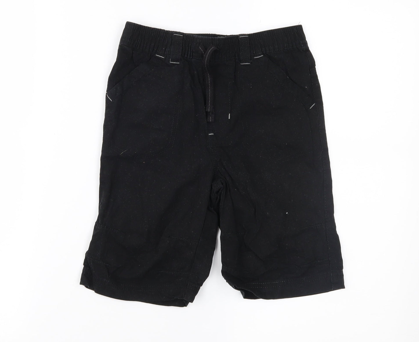 Rebel Boys Black   Cropped Trousers Size 5-6 Years
