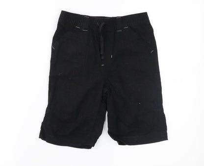 Rebel Boys Black   Cropped Trousers Size 5-6 Years