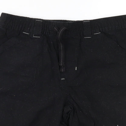 Rebel Boys Black   Cropped Trousers Size 5-6 Years