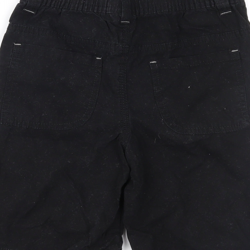 Rebel Boys Black   Cropped Trousers Size 5-6 Years
