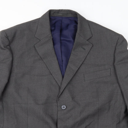 George Mens Grey   Jacket Suit Jacket Size 44