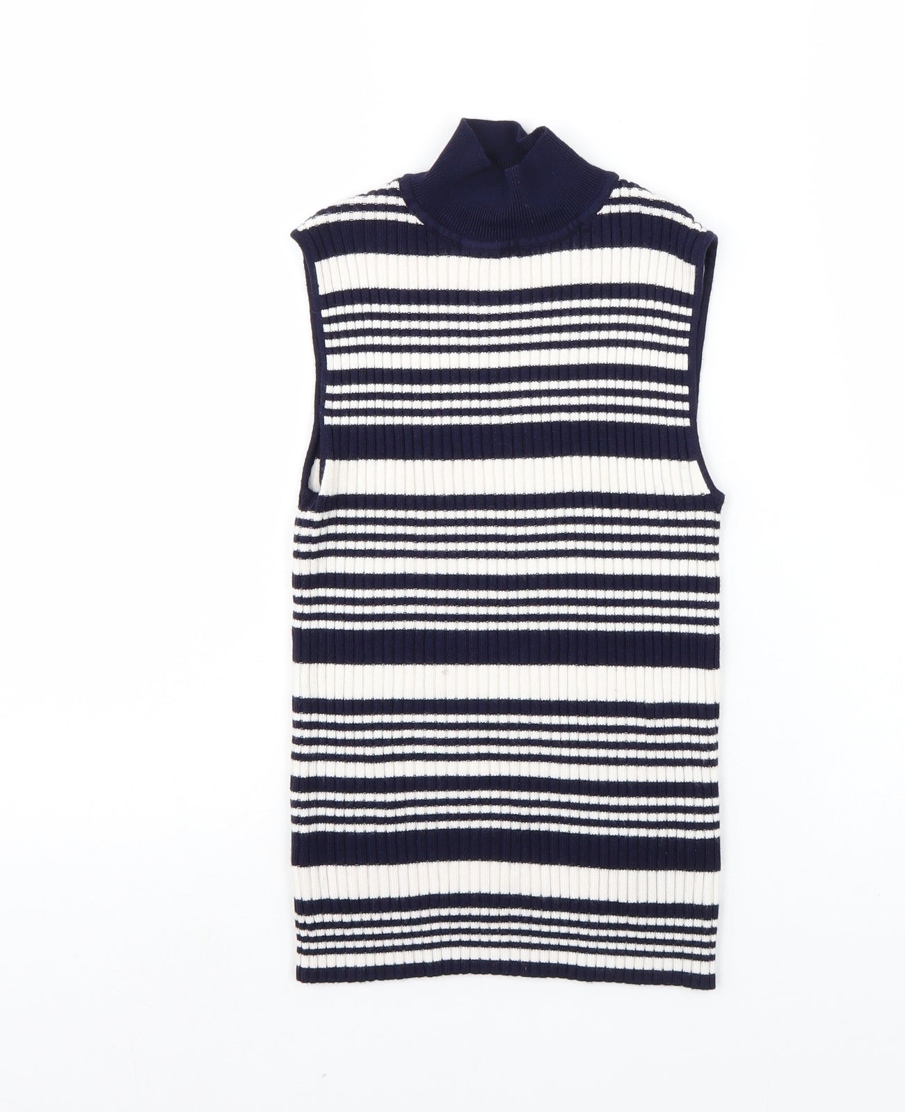 Miss Selfridge Womens Blue   Basic T-Shirt Size 8