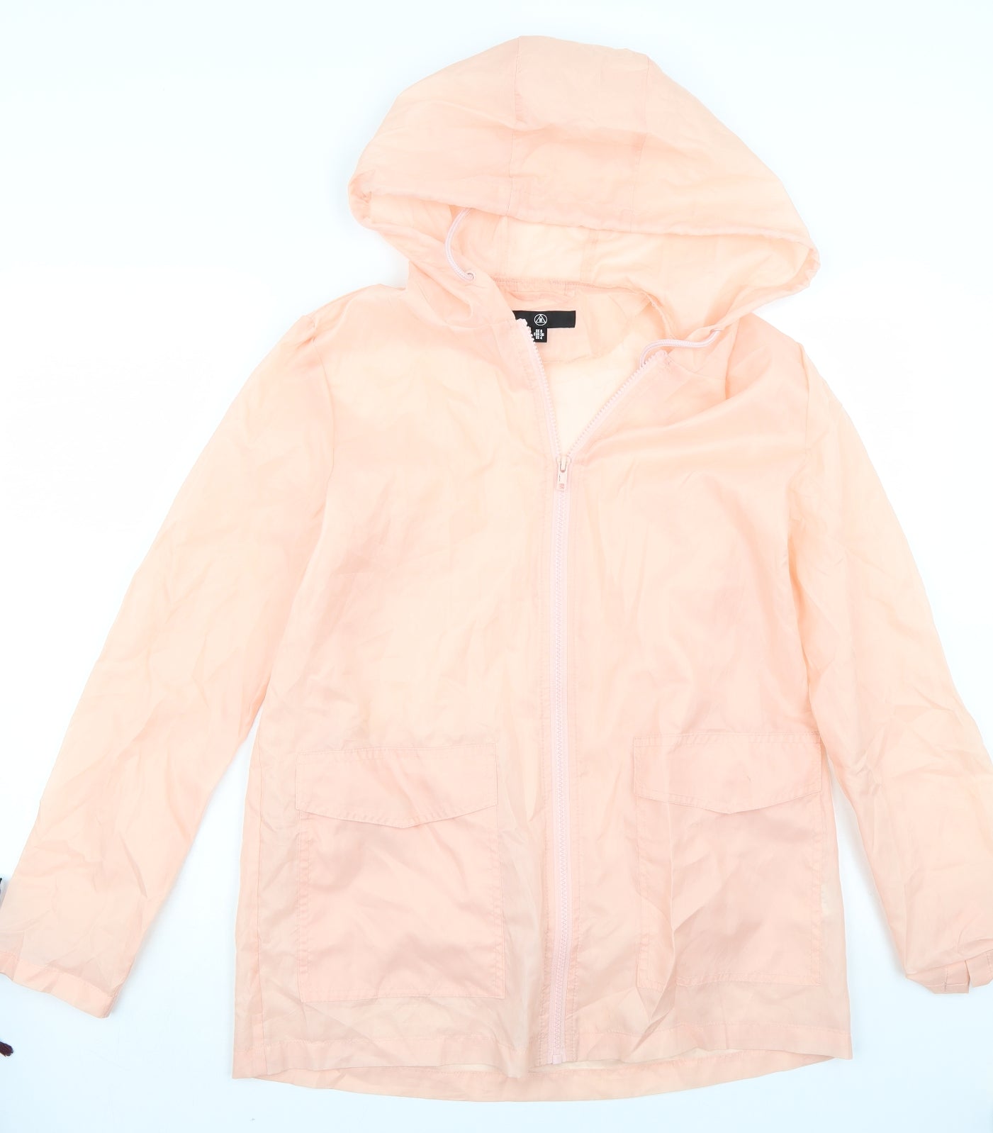 Missguided Womens Orange   Jacket Coat Size 8