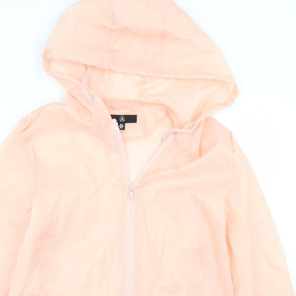 Missguided Womens Orange   Jacket Coat Size 8