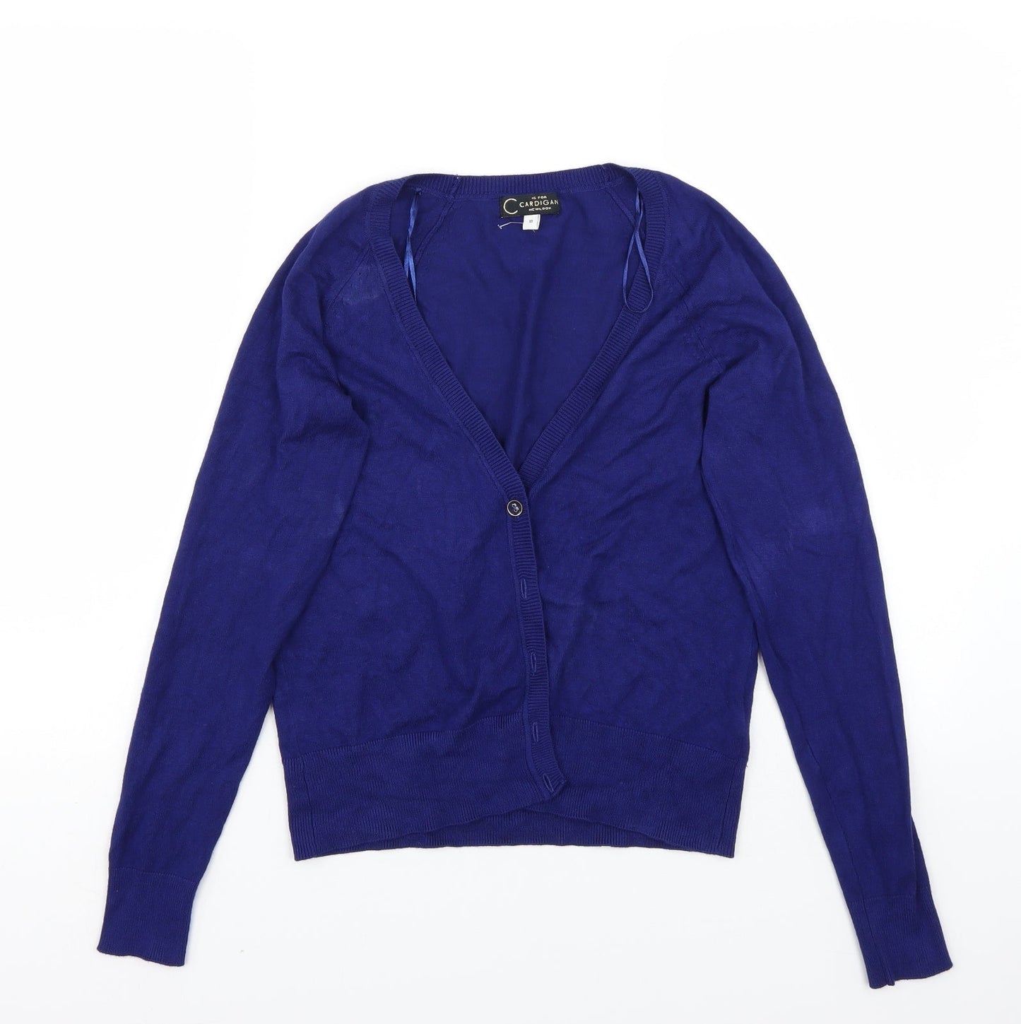 Newlok Womens Blue   Cardigan Jumper Size 10