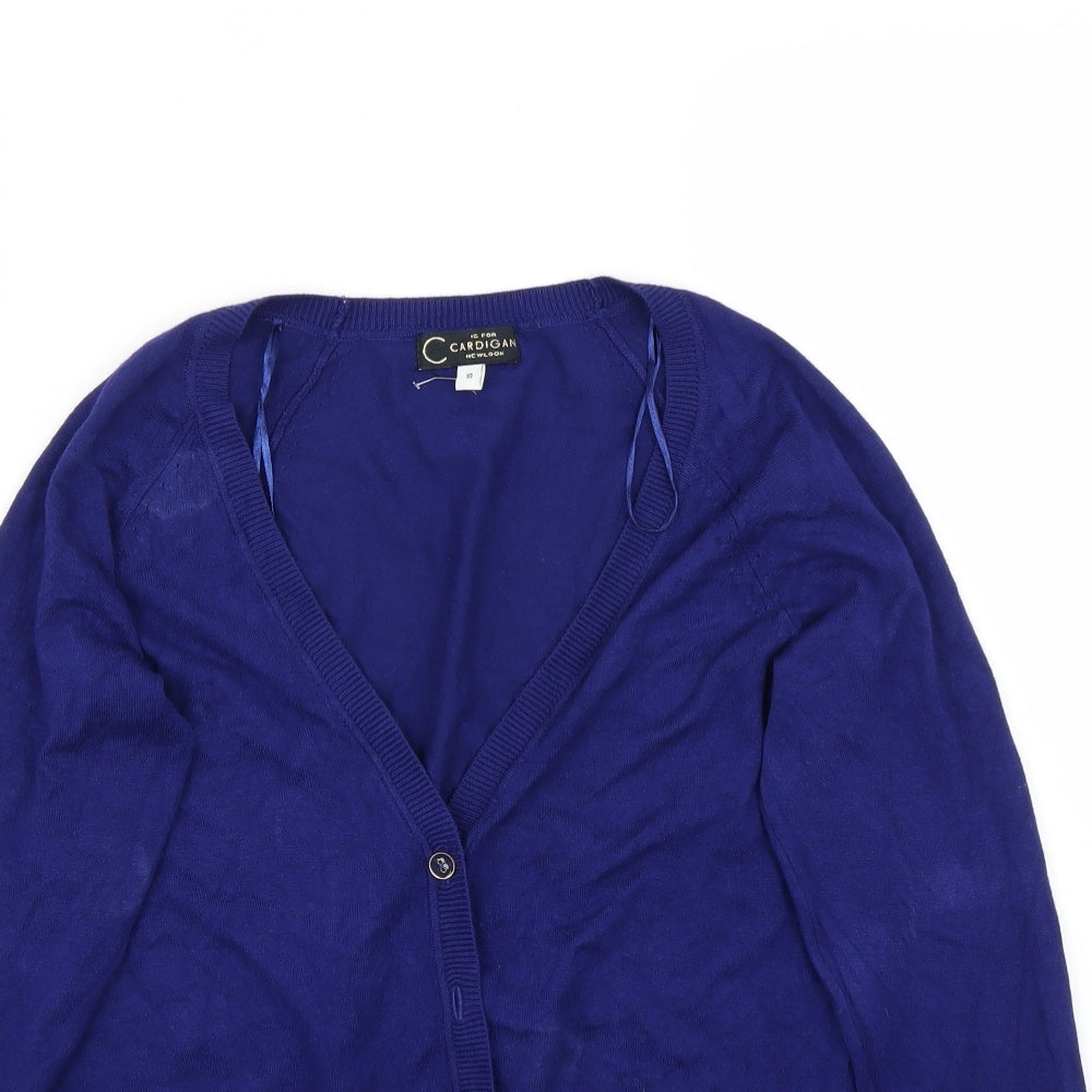 Newlok Womens Blue   Cardigan Jumper Size 10