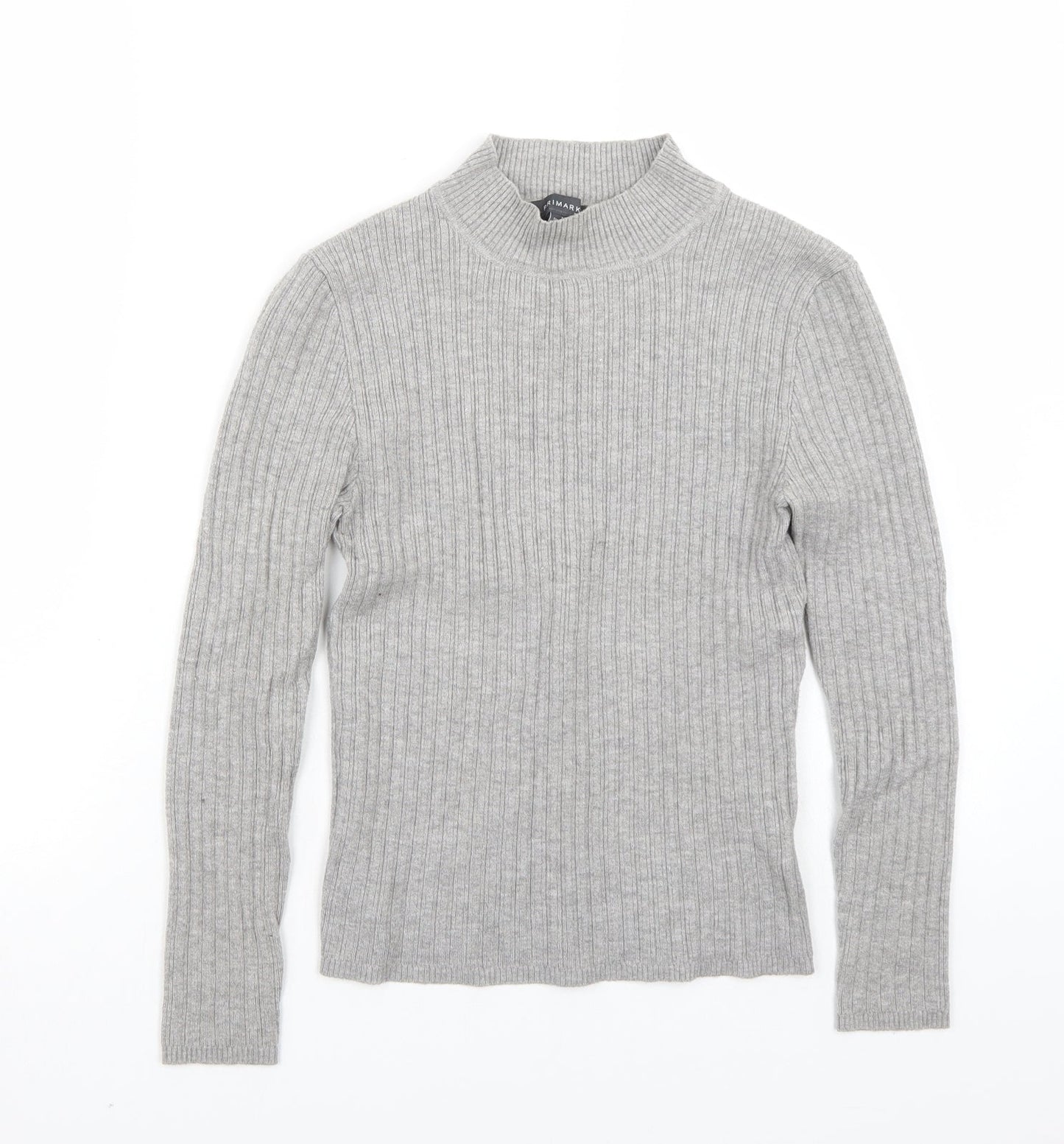 Primark Womens Grey   Basic T-Shirt Size XS