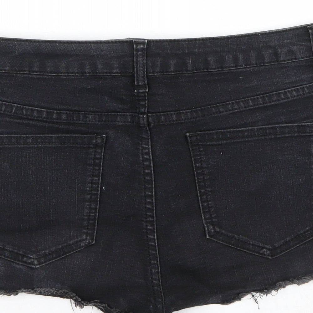 Topshop Womens Black   Bermuda Shorts Size 28