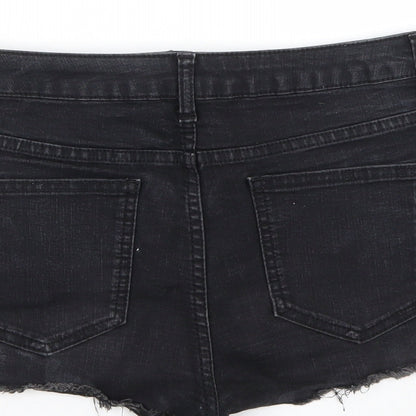 Topshop Womens Black   Bermuda Shorts Size 28