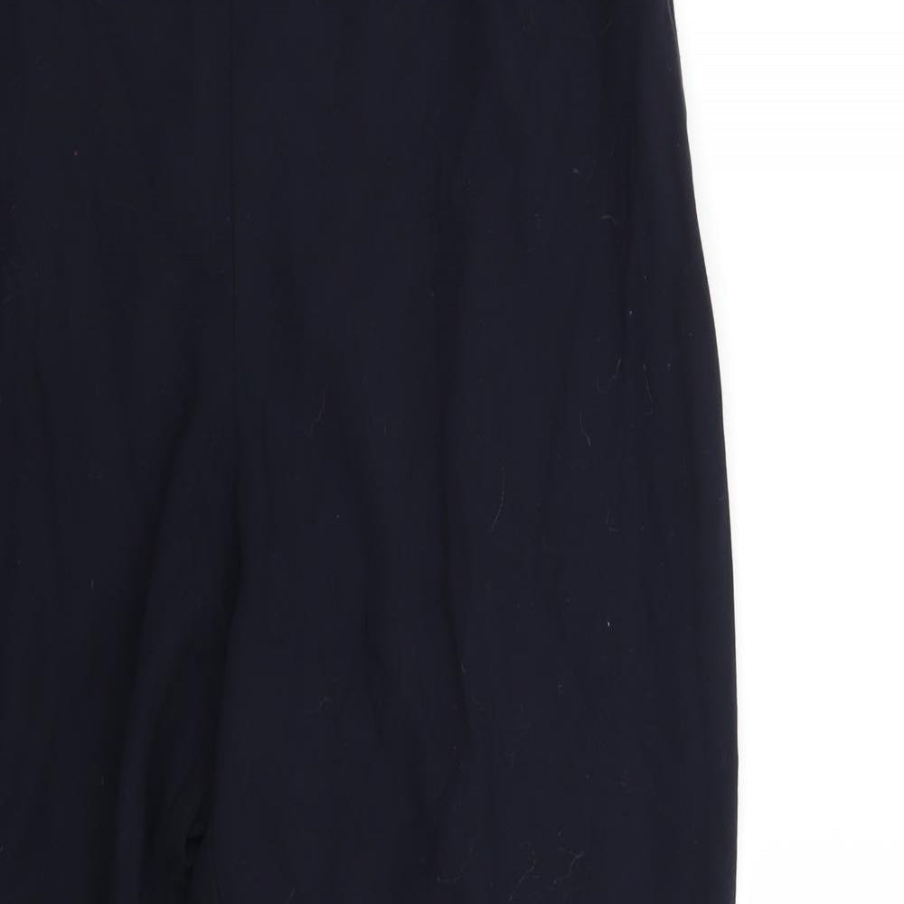 Womens UK Size 16 Marks and Spencer Regular Fit  Blue Trousers