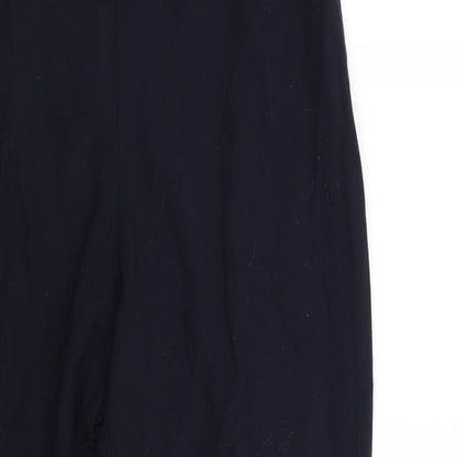 Womens UK Size 16 Marks and Spencer Regular Fit  Blue Trousers