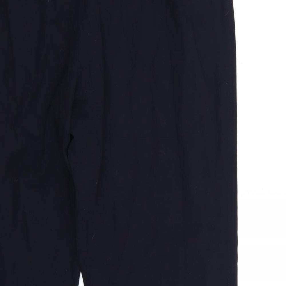 Womens UK Size 16 Marks and Spencer Regular Fit  Blue Trousers