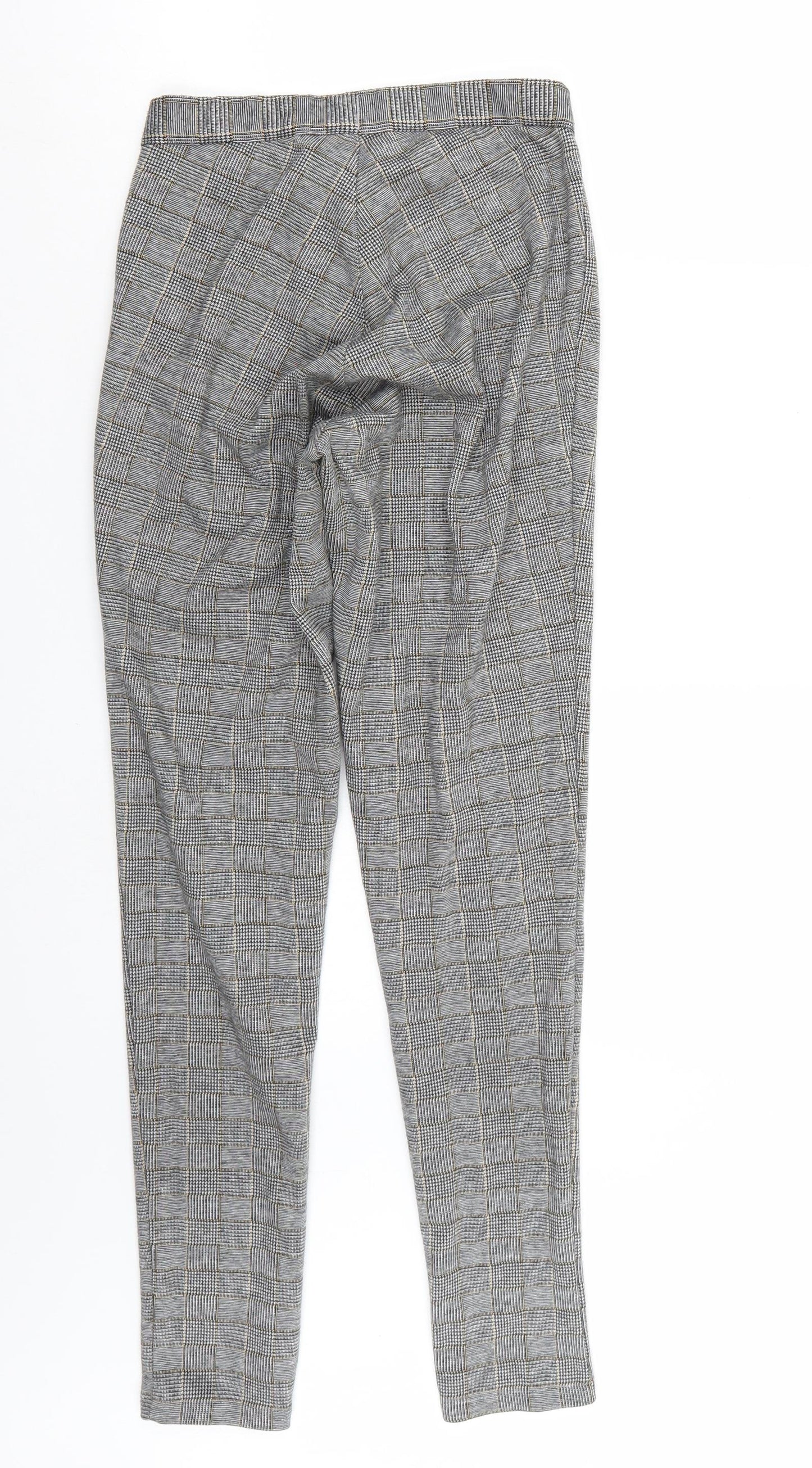 ESMARA Womens Grey Check  Trousers  Size 8 L29 in