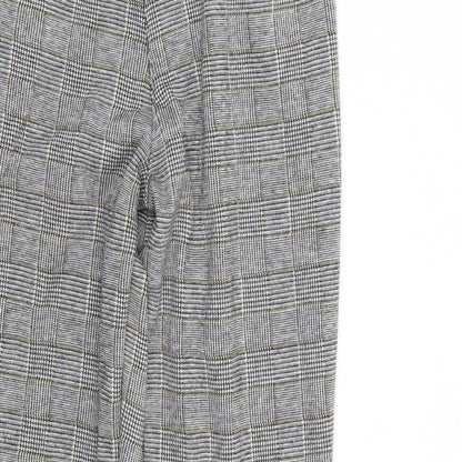 ESMARA Womens Grey Check  Trousers  Size 8 L29 in