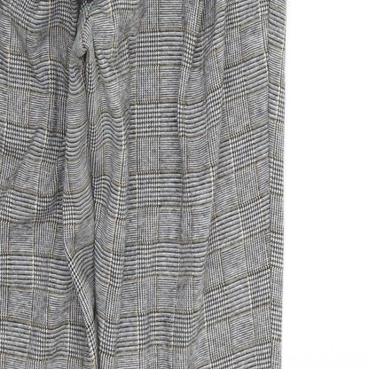 ESMARA Womens Grey Check  Trousers  Size 8 L29 in