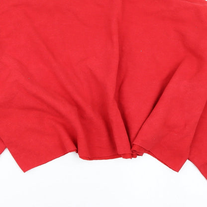 Boohoo Mens Red   Pullover Jumper Size XL