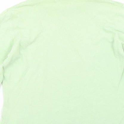 Womens UK Size S Karen Scott Green Basic T-Shirt