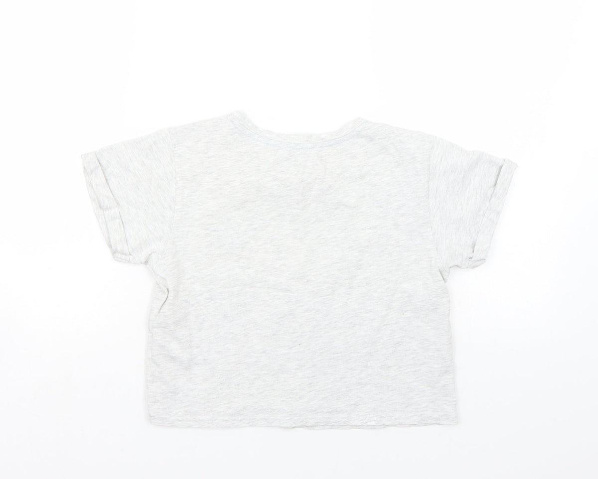 New Look Girls Grey   Basic T-Shirt Size S