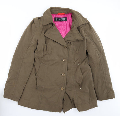 Cinoue Womens Brown   Jacket Coat Size S