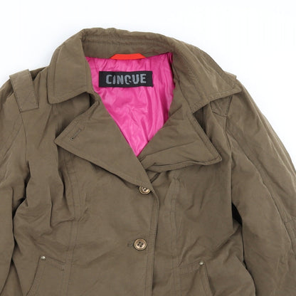 Cinoue Womens Brown   Jacket Coat Size S
