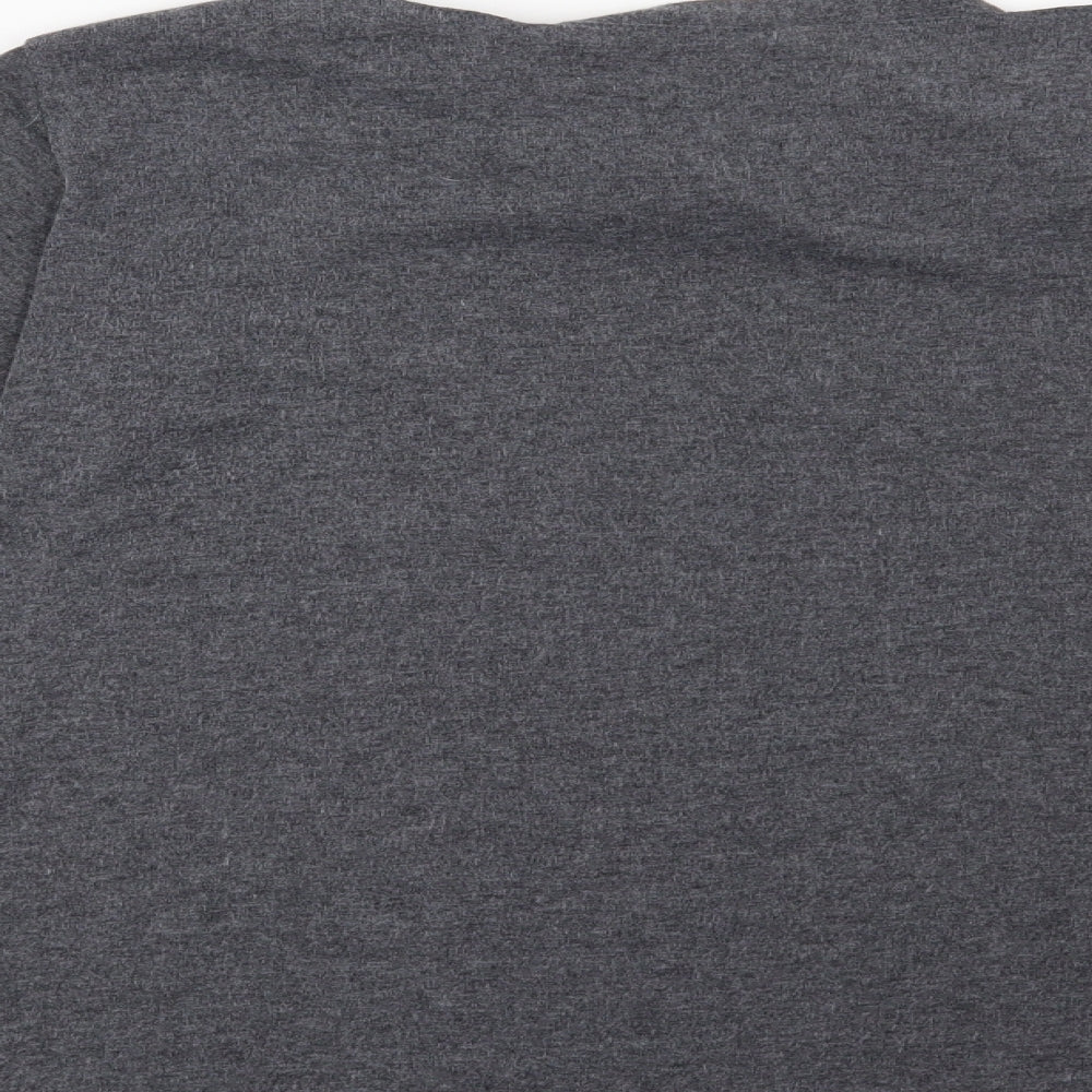 Womens Grey   Pullover Sweatshirt Size L