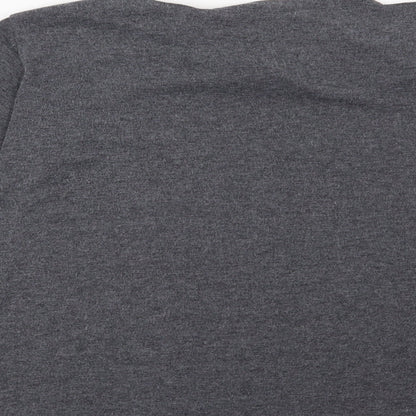 Womens Grey   Pullover Sweatshirt Size L