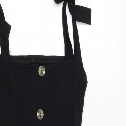 PRETTYLITTLETHING Womens Black   Bodycon  Size 4