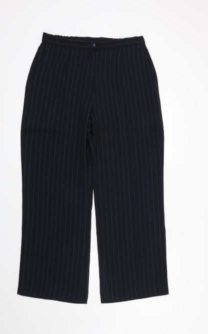 Womens UK Size 14 Marks and Spencer Regular Fit  Blue Trousers