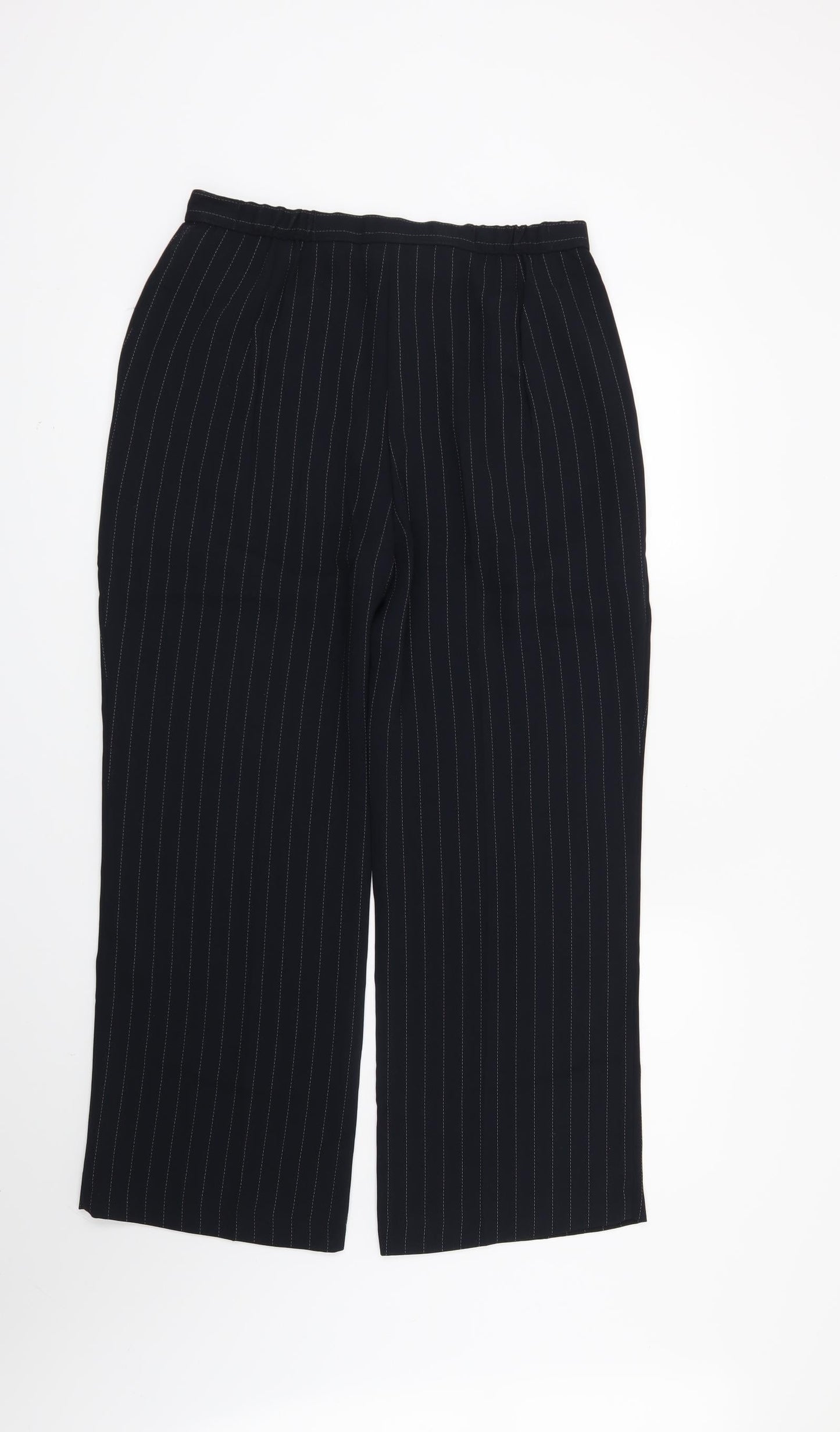 Womens UK Size 14 Marks and Spencer Regular Fit  Blue Trousers