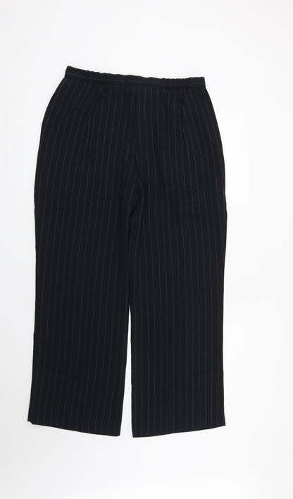 Womens UK Size 14 Marks and Spencer Regular Fit  Blue Trousers