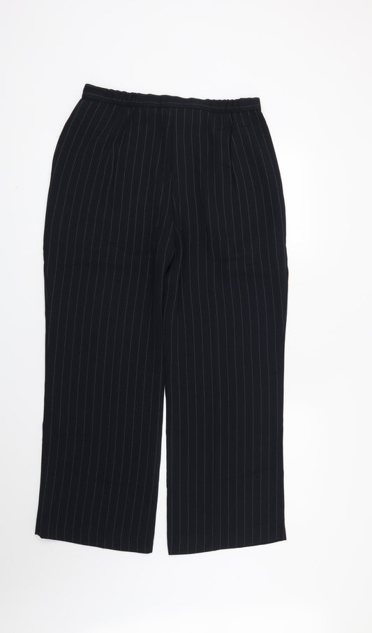Womens UK Size 14 Marks and Spencer Regular Fit  Blue Trousers