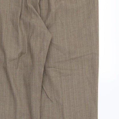Womens UK Size 14 Marks and Spencer Regular Fit  Brown Trousers