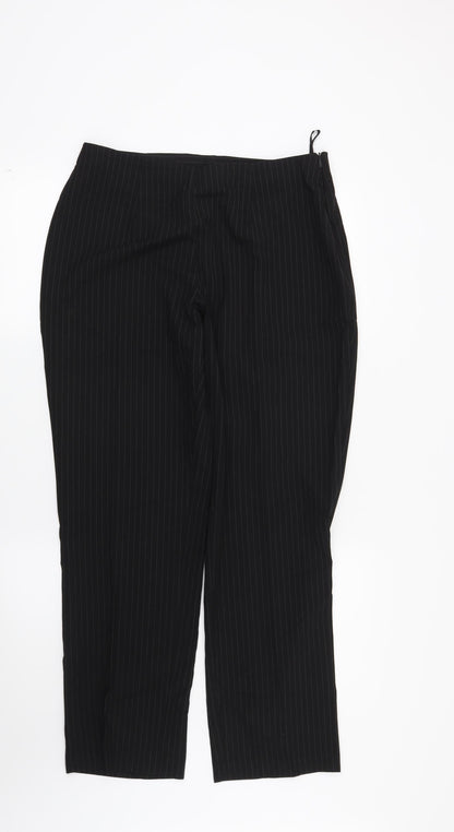 Womens UK Size 14 Marks and Spencer Regular Fit  Black Trousers