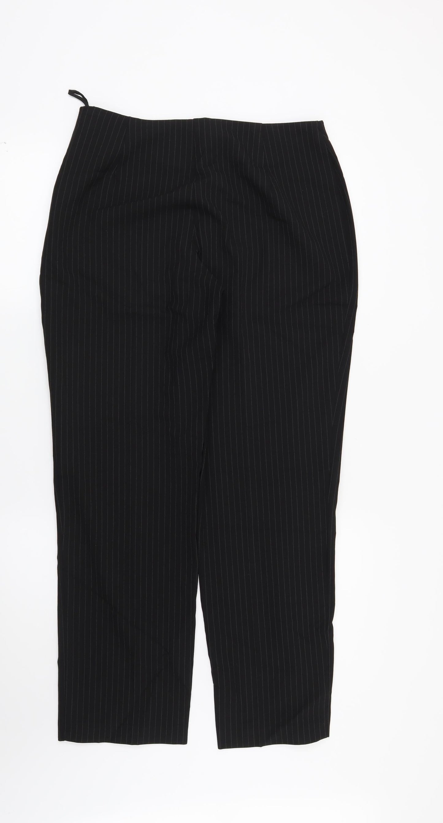 Womens UK Size 14 Marks and Spencer Regular Fit  Black Trousers
