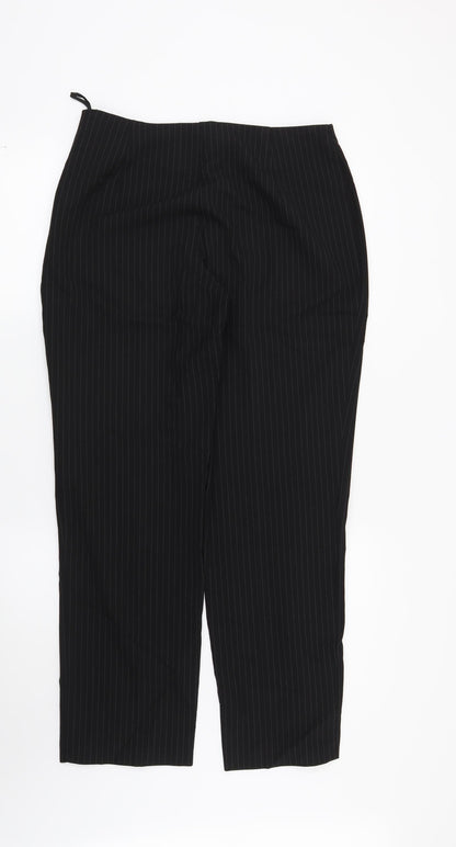 Womens UK Size 14 Marks and Spencer Regular Fit  Black Trousers