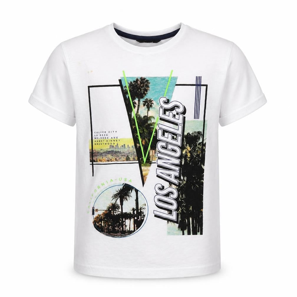George Boys White   Basic T-Shirt Size 8-9 Years