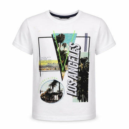 George Boys White   Basic T-Shirt Size 8-9 Years