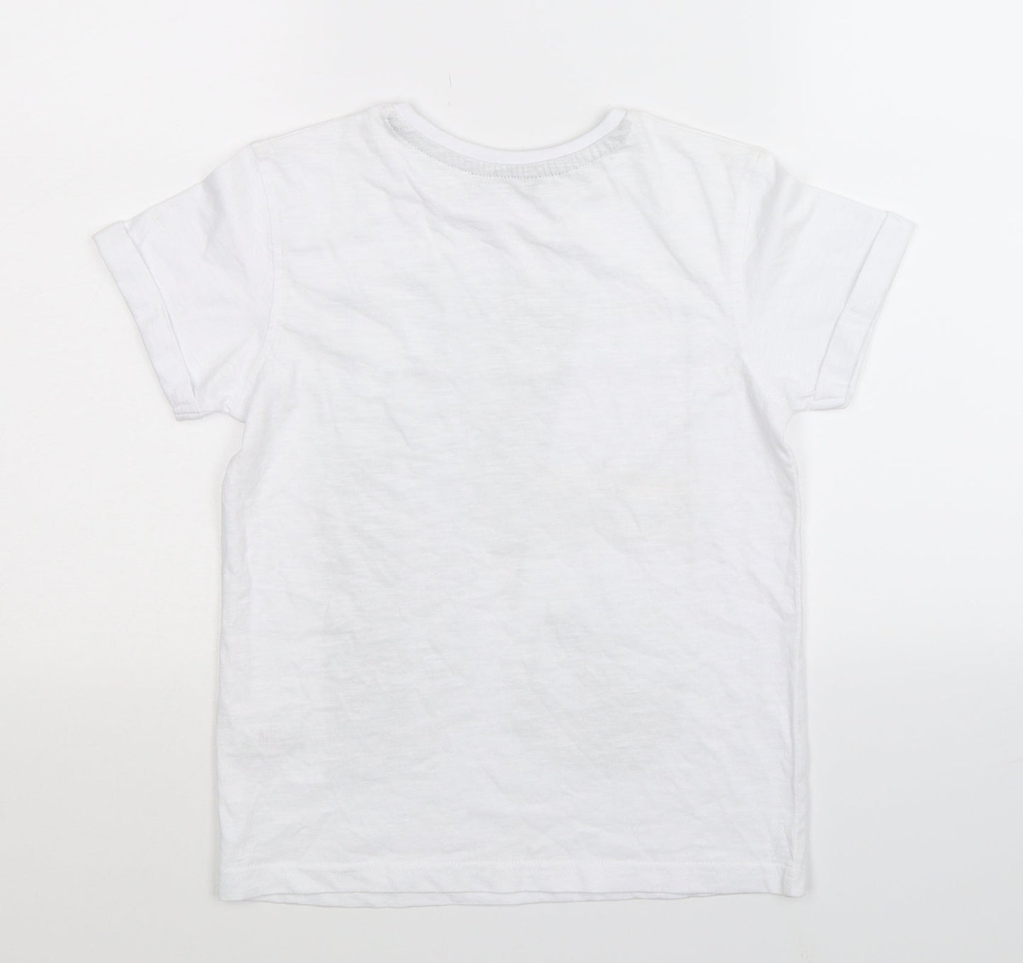 George Boys White   Basic T-Shirt Size 8-9 Years