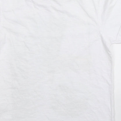 George Boys White   Basic T-Shirt Size 8-9 Years