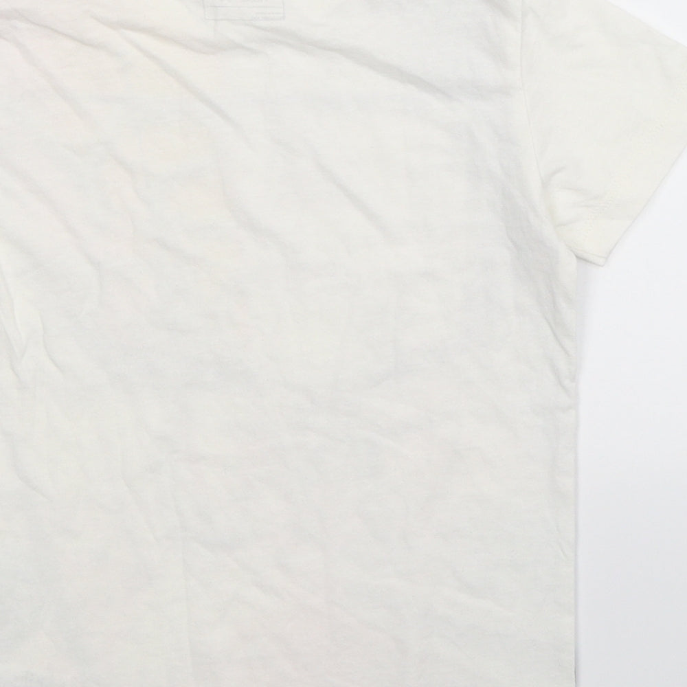 Next Boys White   Basic T-Shirt Size 6 Years