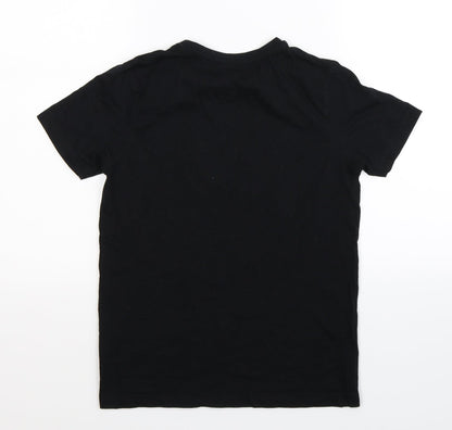 Preworn Boys Black   Basic T-Shirt Size M
