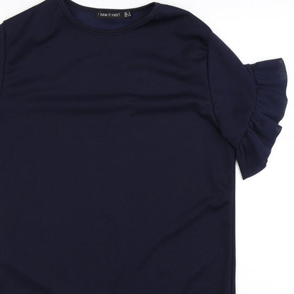 I SAW IT FIRST Womens Blue   Mini  Size 6