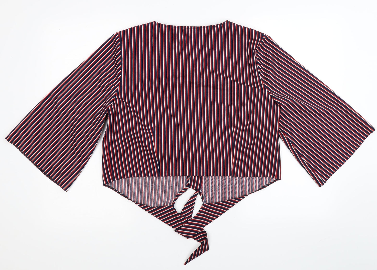 F&F Womens Multicoloured Striped  Basic Button-Up Size 16