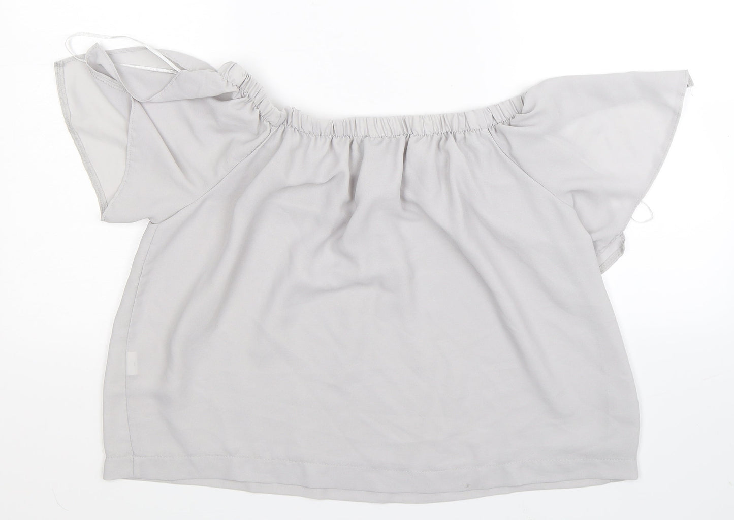 Womens UK Size 14 Atmosphere Grey Basic Blouse